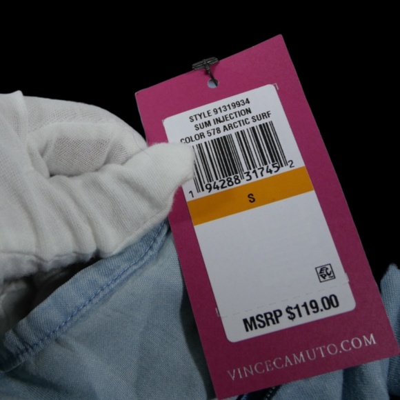 NWT Vince Camuto Sleeveless Tiered Maxi Dress - Picture 4 of 5